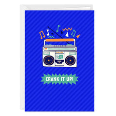 Crank It Up Custom Card
