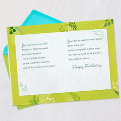 You Wear Your Years Well 60th Birthday Card
