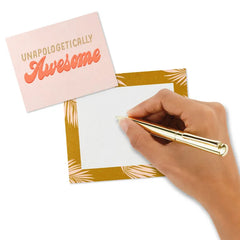 Tropical Garden Memo Cube With Note Pads and Note Cards