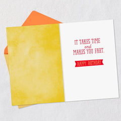 Getting Older Is Like Chili Funny Birthday Card