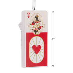 Love Playing Cards Hallmark Ornament