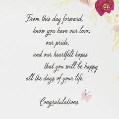Our Deepest Wish Come True Wedding Card for Daughter