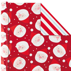 Bright Joy 3-Pack Kids Reversible Christmas Wrapping Paper Assortment, 120 sq. ft.