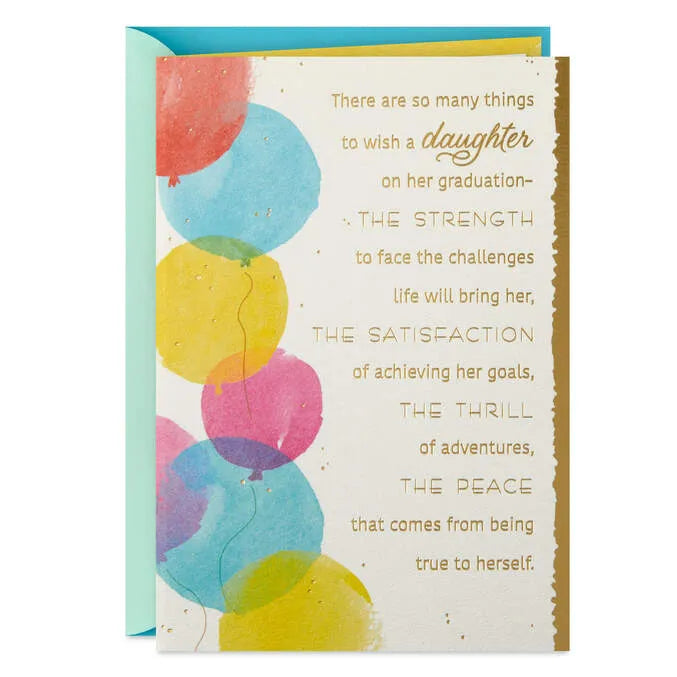 So Proud, So Loved Graduation Card for Daughter