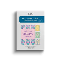 Bright Patterns Assorted Religious Encouragement Cards, Box of 12