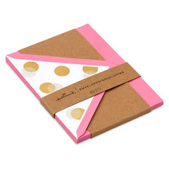 Bright Pink Designed Envelopes, Pack of 10