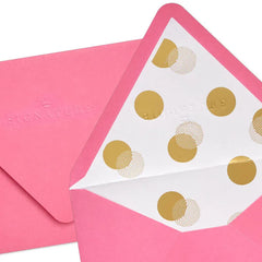 Bright Pink Designed Envelopes, Pack of 10