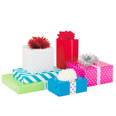 Bright and Bold 6-Pack Wrapping Paper, 180 sq. ft. total
