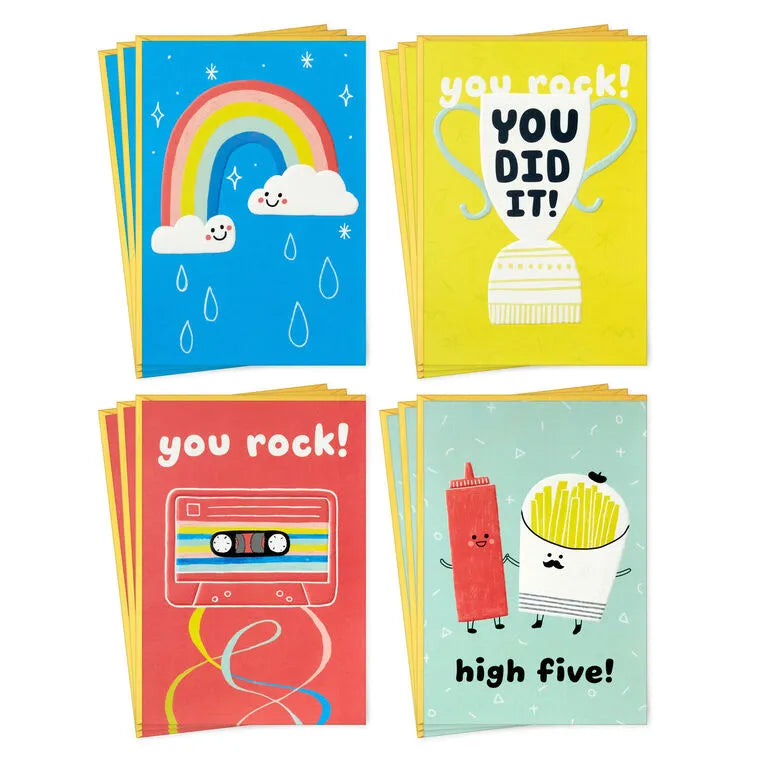 Bright and Cheery Kids Boxed Encouragement Cards Assortment, Pack of 12