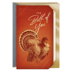 The Things That Truly Matter Thanksgiving Card for Both
