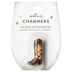 Charmers Cowboy Boot Silicone Charm, 2" H