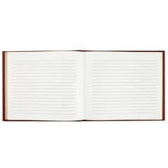 Brown Hexagonal Pattern Guest Book