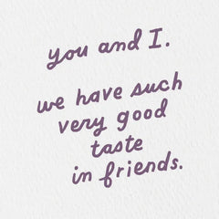 Best-teas Friendship Card