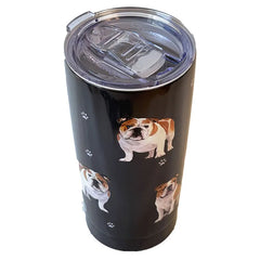 E&S Pets Bulldog Stainless Steel Tumbler, 20 oz.