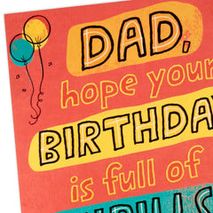 A Day of Thrills, Chills and Grills Pop-Up Birthday Card for Dad