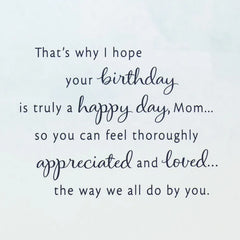 You Go Above and Beyond Birthday Card for Mom