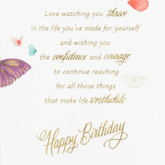 The Life You've Made Birthday Card for Daughter From Parents
