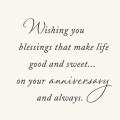 Blessings to You Both Anniversary Card