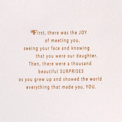 Always Loving You Birthday Card for Daughter from Us