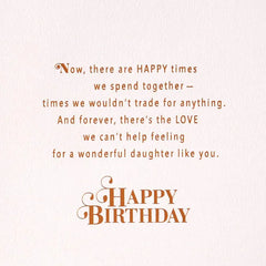 Always Loving You Birthday Card for Daughter from Us