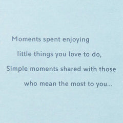 Wishing You the Best Moments Birthday Card for Brother-in-Law