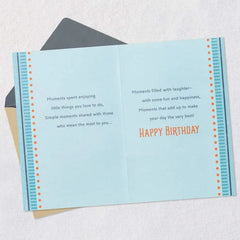 Wishing You the Best Moments Birthday Card for Brother-in-Law