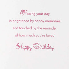 A Day of Happy Memories Birthday Card for Grandma