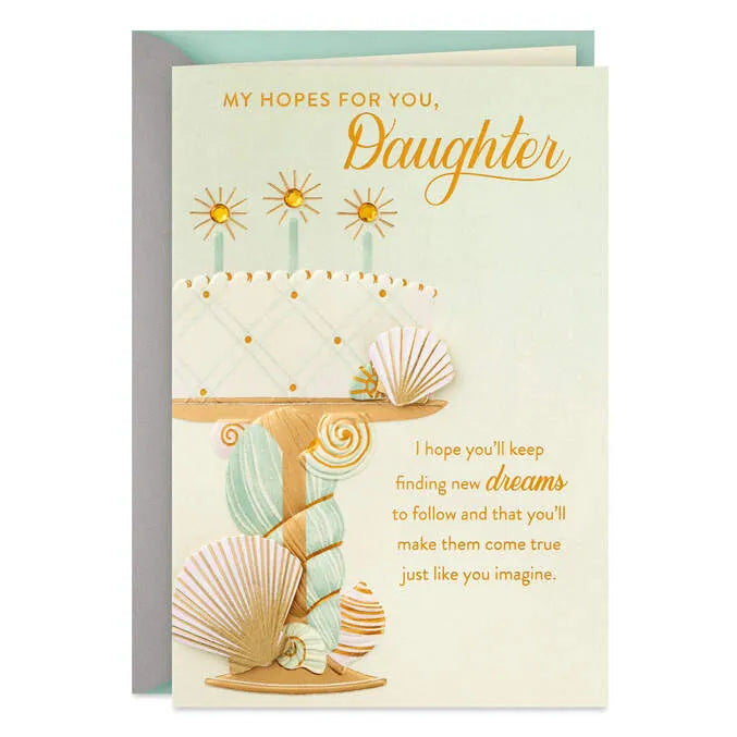 My Hopes for You Birthday Card for Daughter