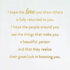 My Hopes for You Birthday Card for Daughter
