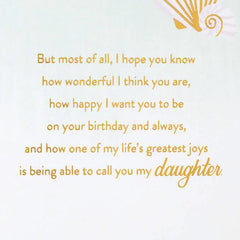 My Hopes for You Birthday Card for Daughter