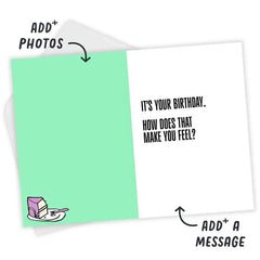 Everybody Wants a Piece Funny Custom Birthday Card