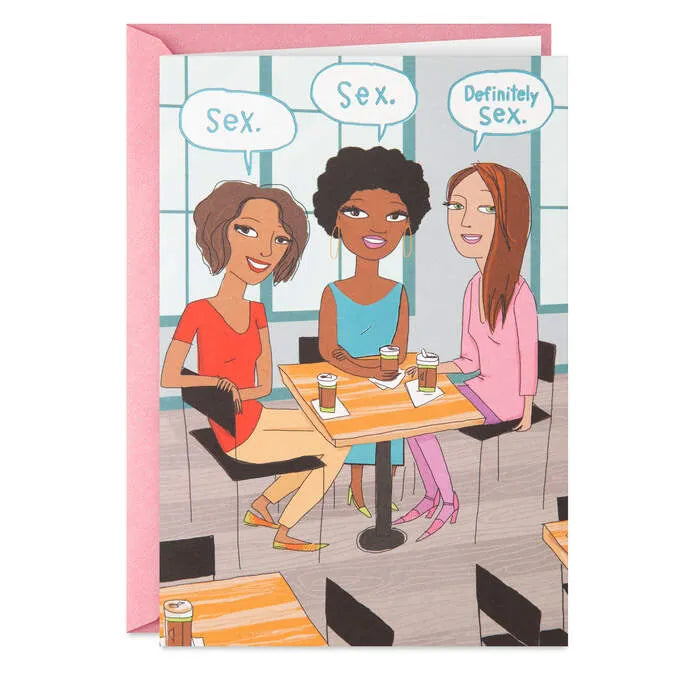 Cake or Sex Funny Birthday Card