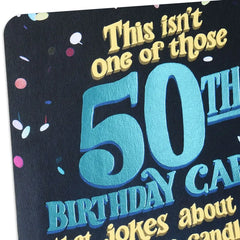 You're More on Fire Than Ever Funny Pop-Up 50th Birthday Card