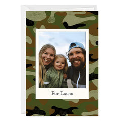 Camo Design Custom Card