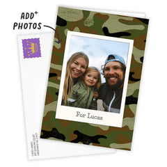 Camo Design Custom Card
