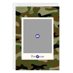 Camo Design Custom Card