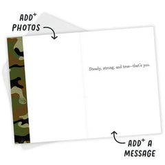 Camo Design Custom Card