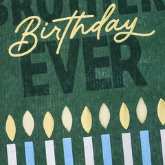 Best Brother Ever Birthday Card for Him