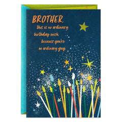 Wishes for a Bighearted Brother Birthday Card from Sister
