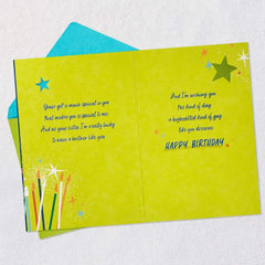 Wishes for a Bighearted Brother Birthday Card from Sister