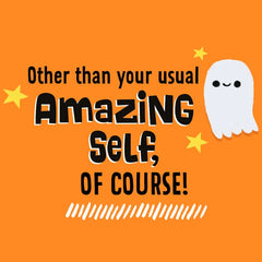 Be Your Amazing Self Halloween Card for Kids