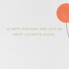 Great Journeys Ahead Birthday Card