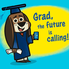 The Future Is Texting Graduation Card