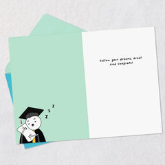 Take a Nap Funny Graduation Card