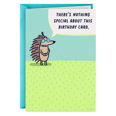 Nothing Special About This Funny Birthday Card