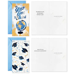 Festive Grad Wishes Graduation Cards Assortment, Pack of 36