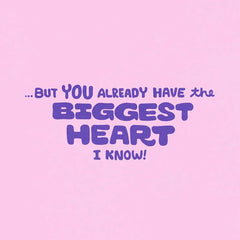 Great Big Heart Funny Sweetest Day Card