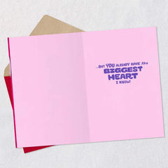 Great Big Heart Funny Sweetest Day Card