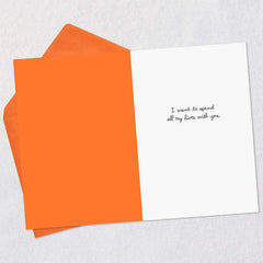 Spending All Nine Lives With You Love Card
