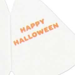 Black Cat in Pumpkin Paper Craft Halloween Card